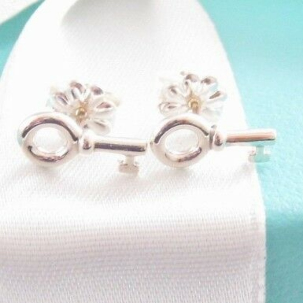 Tiffany & Co. Key Earrings